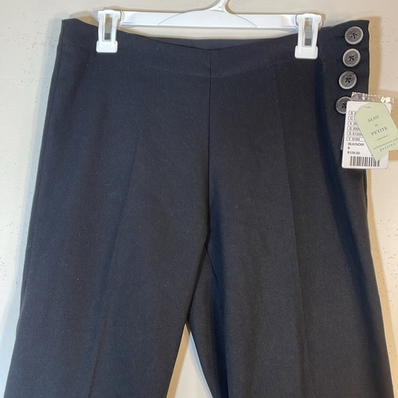 NWT. Anthropologie Elevenses 8 The Brighton Button Side Dress Pants. - Picture 7 of 13